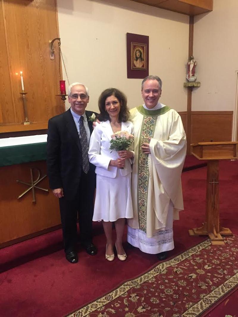 Tom and Rachel Zampino and Monsignor Jim Lisante, November 2016/Used with permission