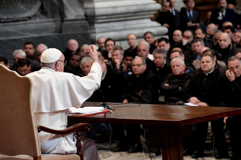 ITALY-POPE-PRIEST