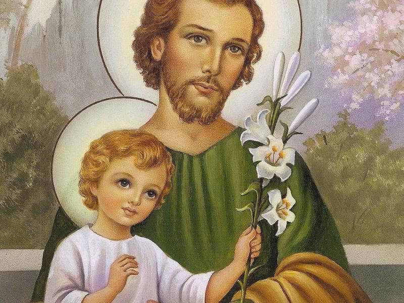 Sao Jose e o Menino Jesus