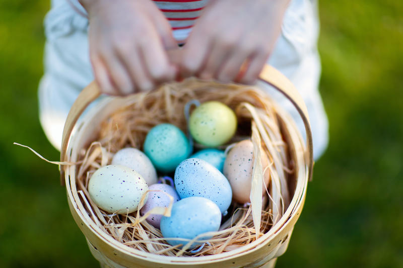 Chasse aux oeufs de Pâques