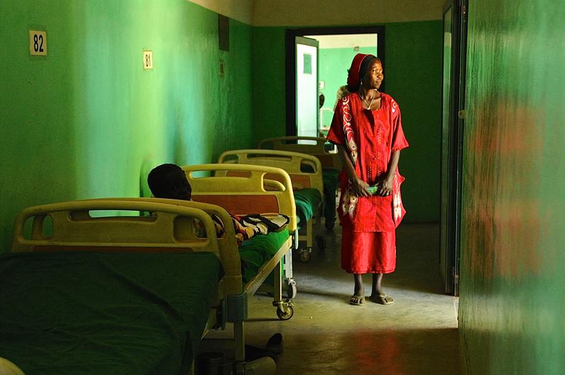 Mother and child in Mother of Mercy Hospital
