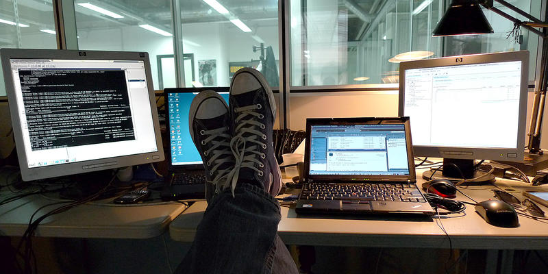 AT WORK