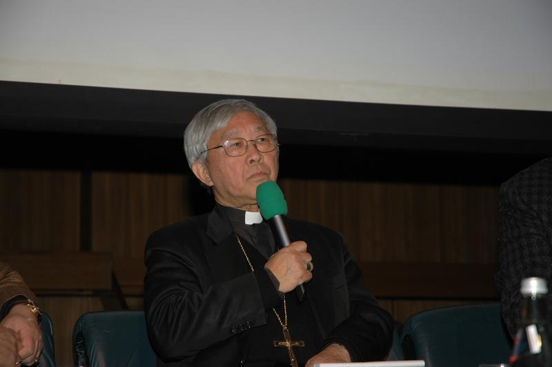 Germany, Augsburg, 11.03.2006Mgr. Jospeh Zen Ze-kiun, Cardinal of the diocese Hong Kong in China, during his speech at the «International Congress «Meetingpoint International Church» in Augsburg March, 10.-12. 2006