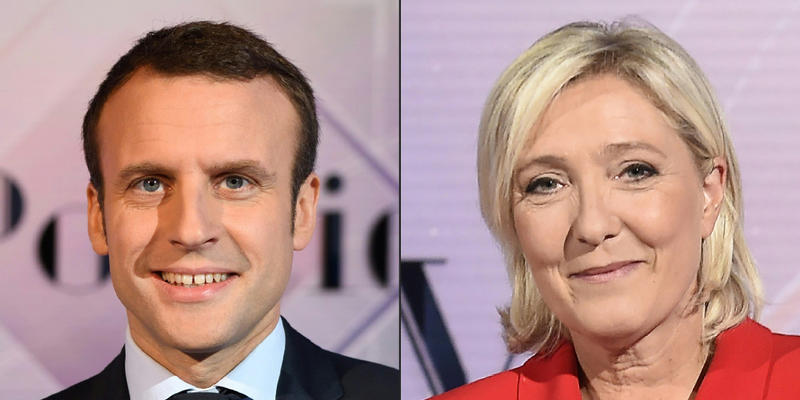 Emmanuel Macron et Marine Le Pen