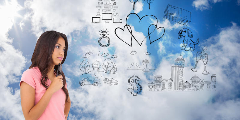 woman planning future