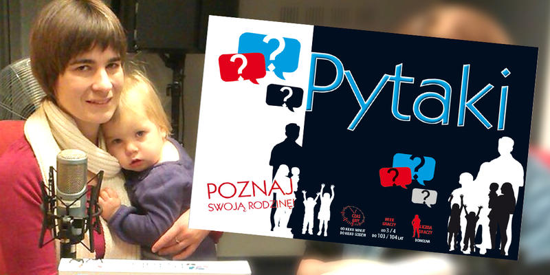 Autorka gry Pytaki z córką