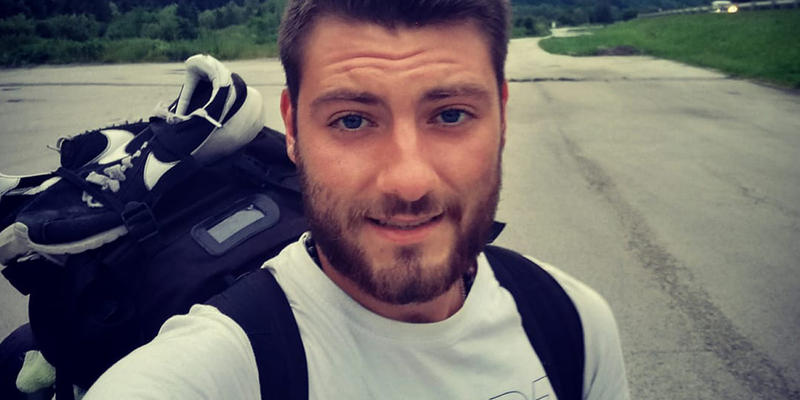 Bartek Krakowiak w drodze do Medjugorje
