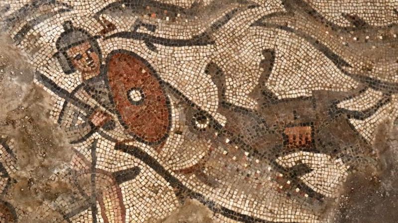ANCIENT MOSIAC OF JONAH