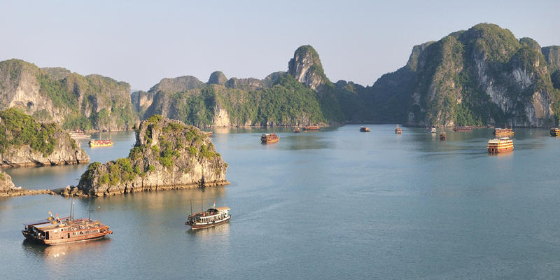 Zatoka Ha Long w Wietnamie