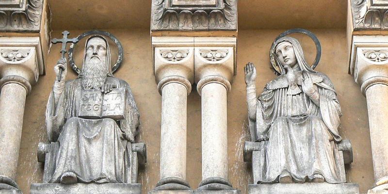SAINT BENEDICT,SAINT SCHOLASTICA