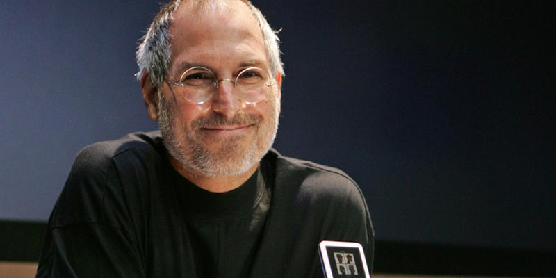 Steve Jobs podczas swojej prezentacji