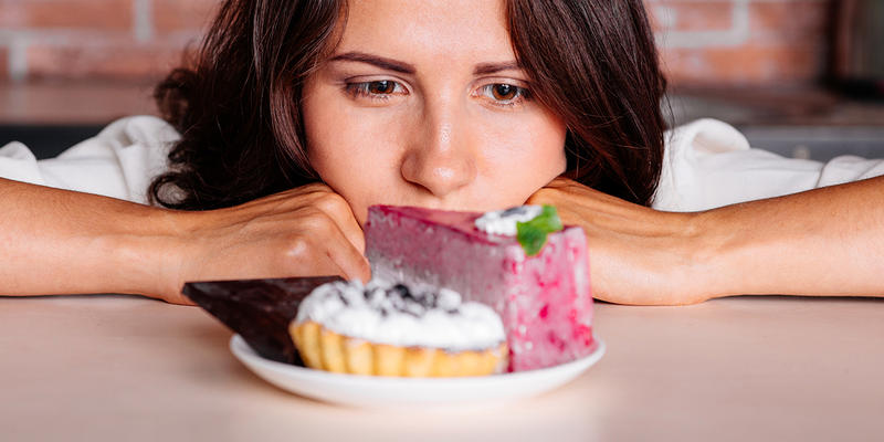Woman and Desserts