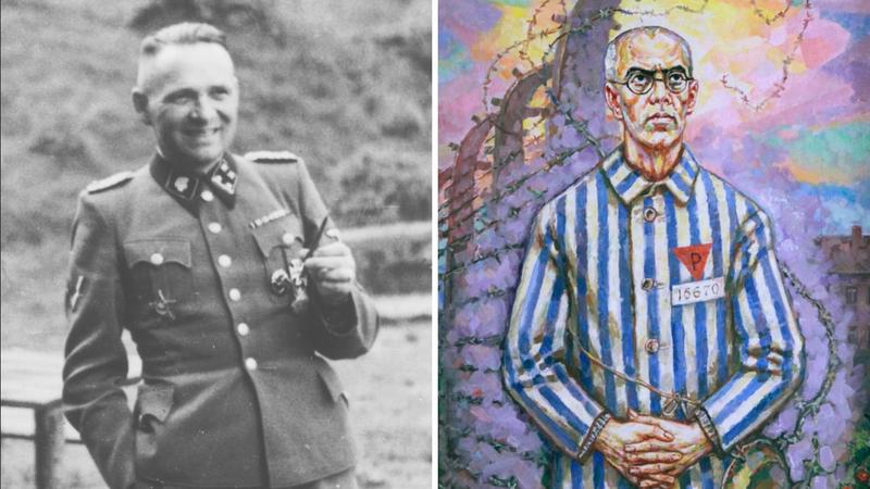 Rudolf Hoess i Maksymilian Kolbe