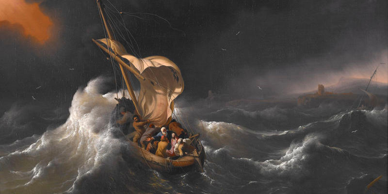 CHRIST IN THE STORM ON THE SEA OF GALILEE