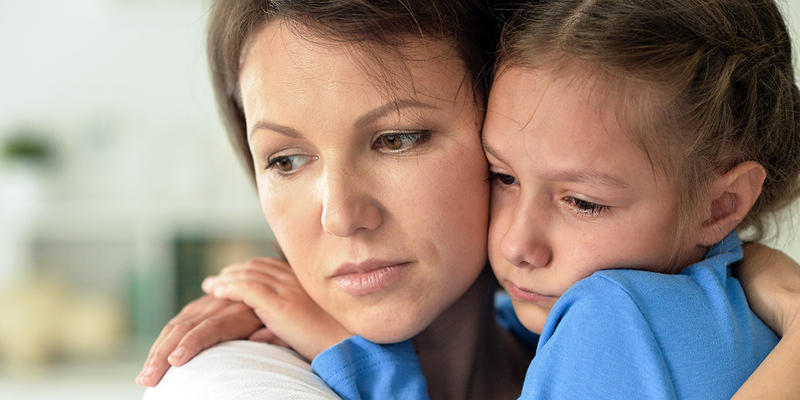 Child and Mother Upset