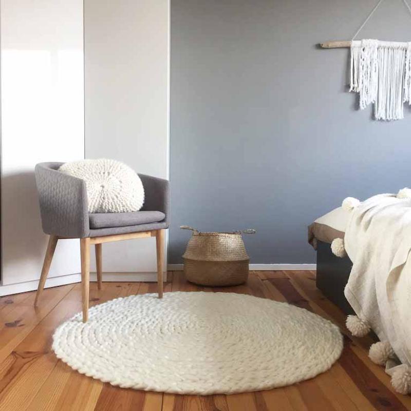 DIY TAPIS EN LAINE