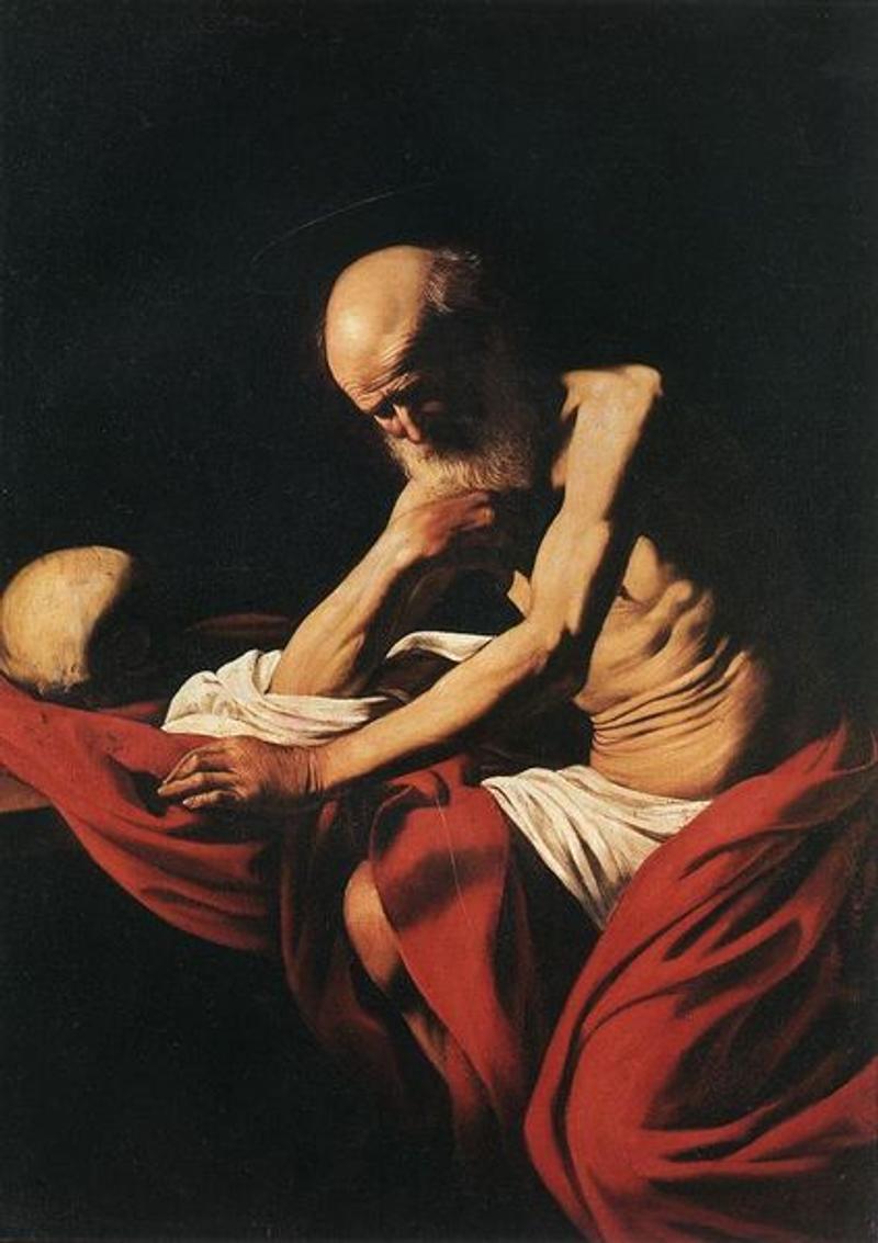 São Jerônimo penitente - Caravaggio