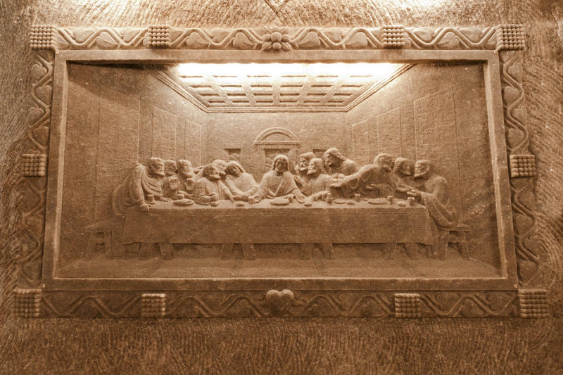 SCULPTURE OF LAST SUPPER