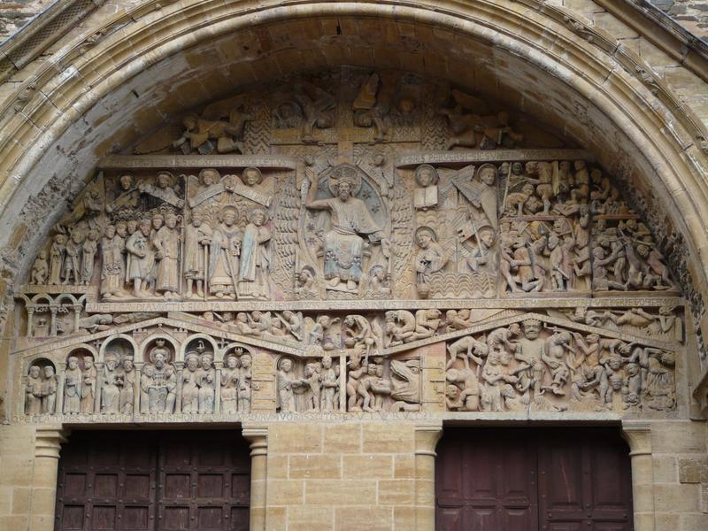 TYMPAN DE L'ABBATIALE SAINTE FOY DE CONQUES