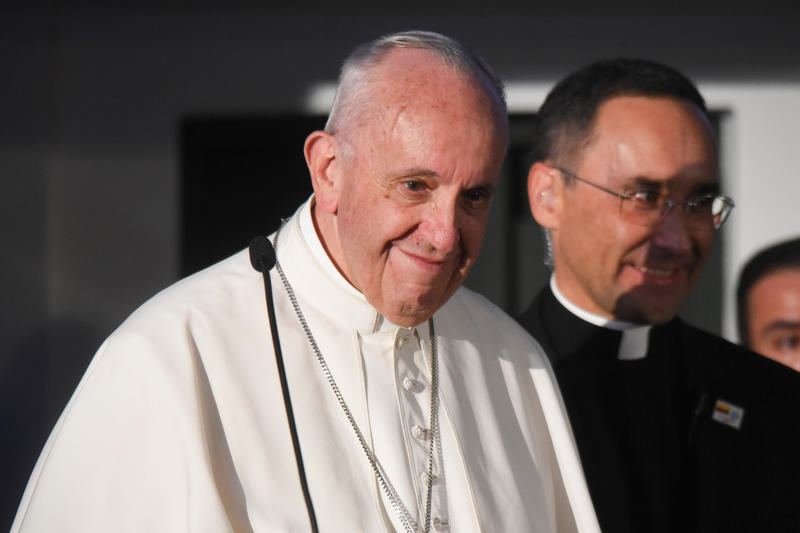 Pope Francis Arrives at the Nunciature in Bogota - Aleteia.org - Italiano POPE FRANCIS,COLOMBIA