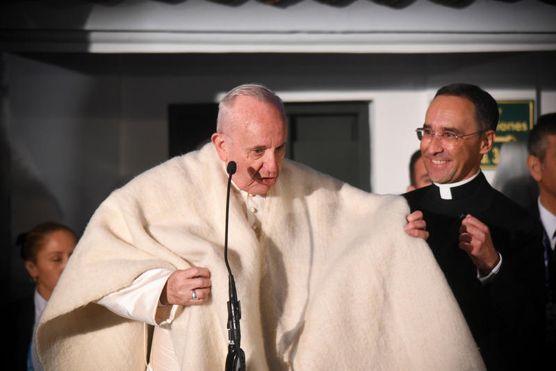 Pope Francis Arrives at the Nunciature in Bogota - Aleteia.org - Italiano POPE FRANCIS,COLOMBIA