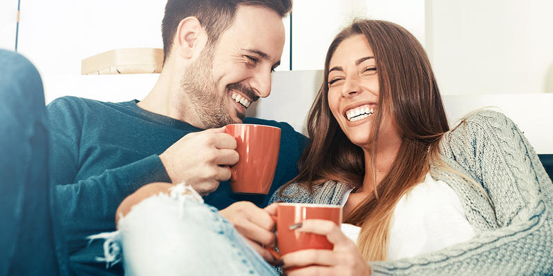 Couple Laughing