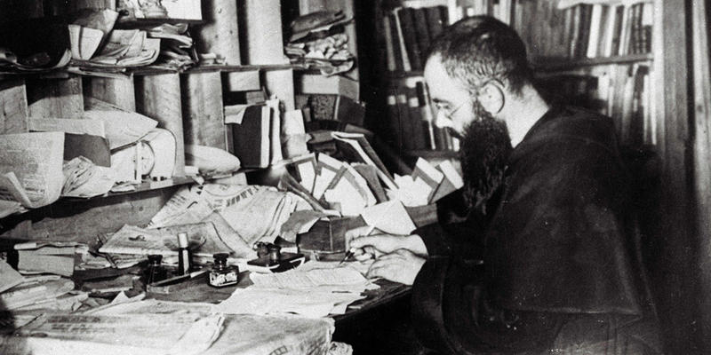 ŚWIĘTY MAKSYMILIAN KOLBE PRZY PRACY
