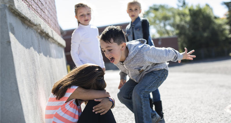 ENFANTS HARCELANTS UNE PETITE FILLE