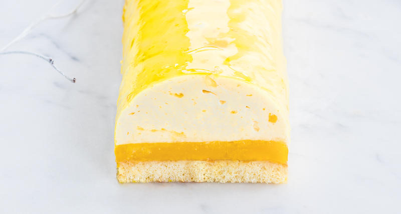 Bûche mangue-passion