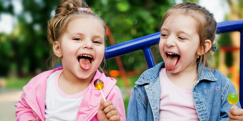 Laughing Little Girls