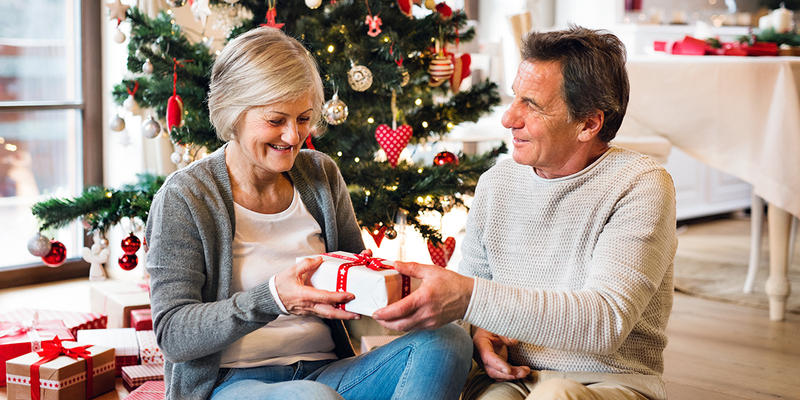 Elder Couple Christmas