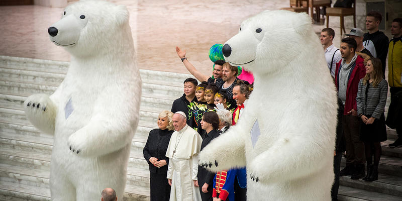 POLAR BEAR,POPE FRANCIS