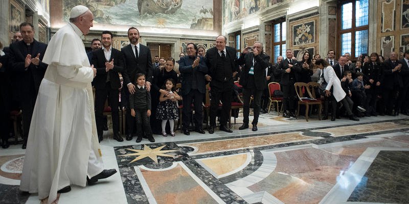 Pope Francis Audience Artists Christmas Concert
