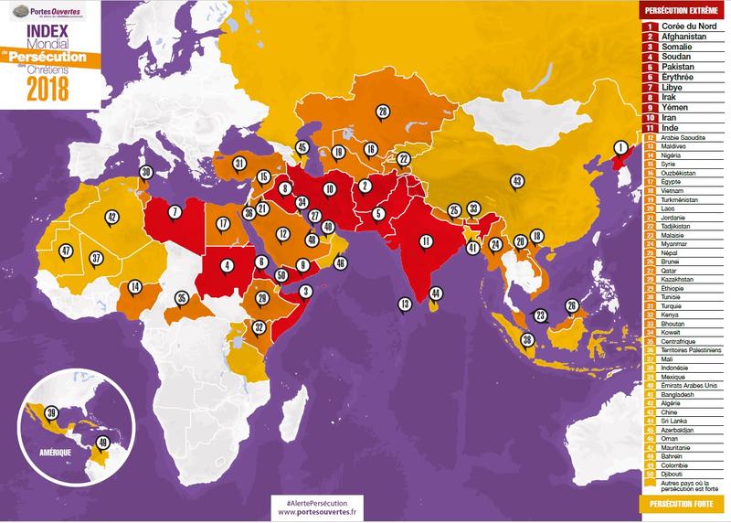 Carte persécution