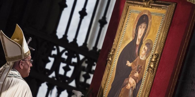 Papa Francisco Salus Populi Romani