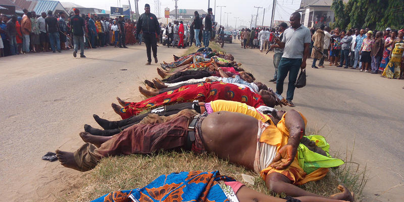 Nigeria Omoku new year shot