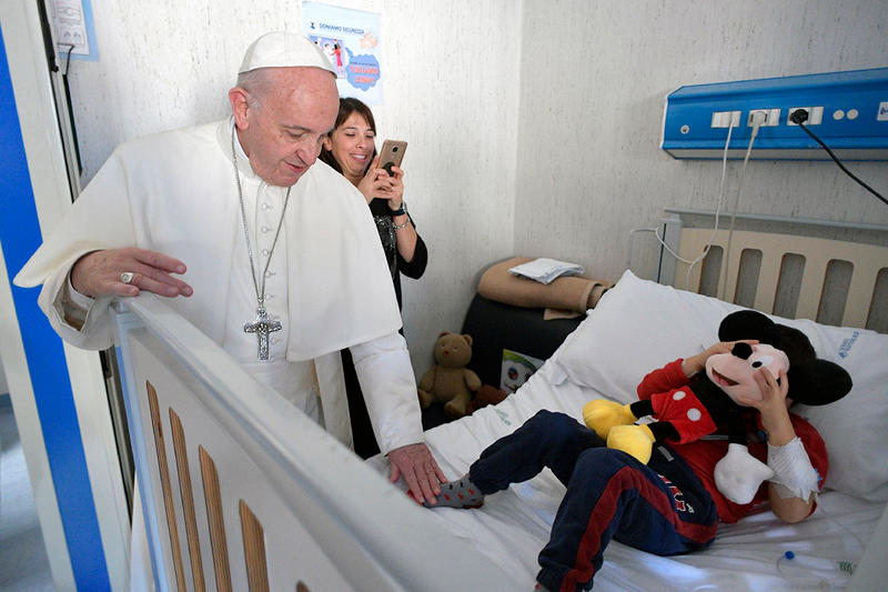 Pope Francis - Visit - Bambino Gesù - Rome