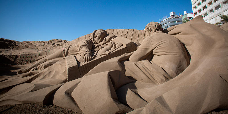 SPAIN,NATIVITY,BEACH
