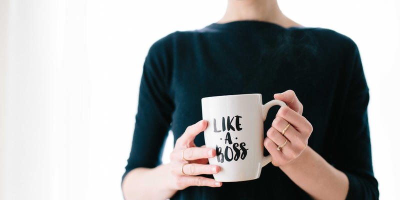 WOMAN,COFFEE,MUG,LIKE A BOSS