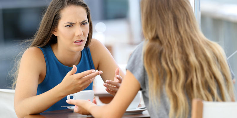 Woman Arguing