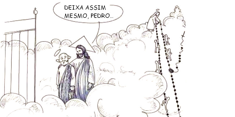 rosário janela céu