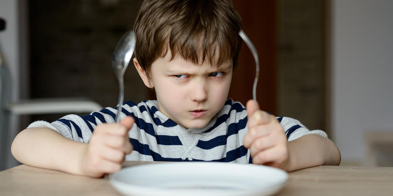 CHILD WANTING MORE