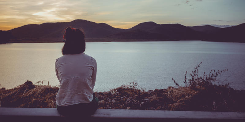 ALONE SAD PEACE