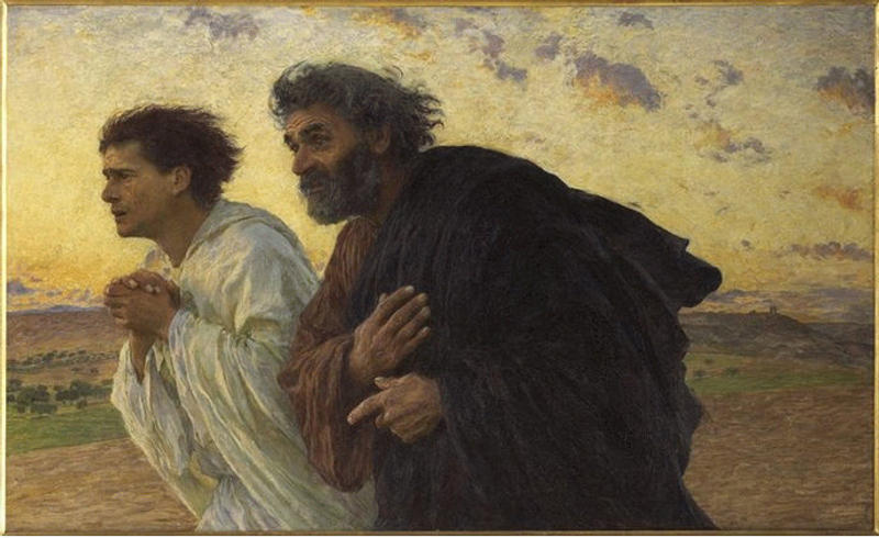 PETER AND JOHN RUNNING TO THE TOMB