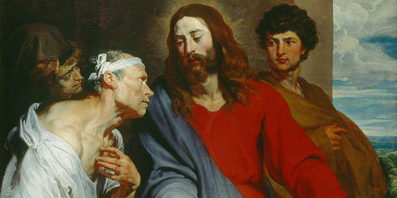 CHRIST,HEALS, PARALYTIC