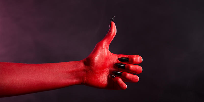DEVIL,THUMBS UP