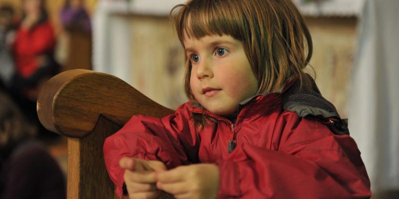 GIRL AT MASS