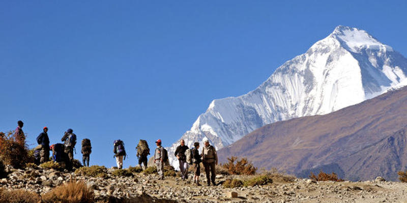 MEN,HIKING,NEPAL,MOUNTAIN