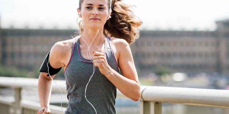 WOMAN RUNNING