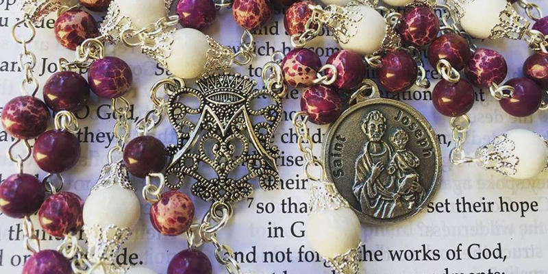 ST. JOSEPH,ROSARY,MEDAL